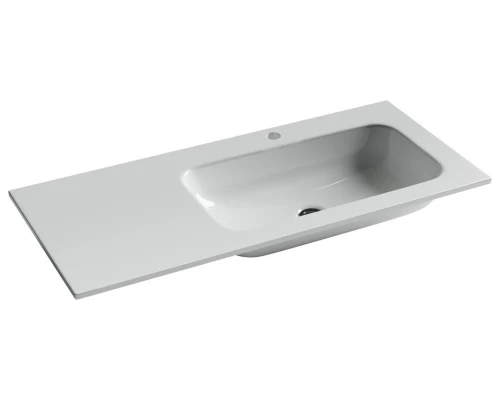 Раковина Ceramica Nova Element встраиваемая, 101 х 45.7 см, правая, белый, CN7015