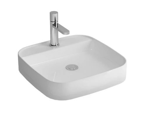 Раковина Cezares, 50 см, накладная, керамика, цвет белый, CZR-LFT-50-LVB