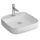 Раковина Cezares, 50 см, накладная, керамика, цвет белый, CZR-LFT-50-LVB
