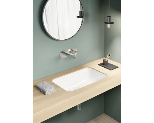 Раковина GSI Pura, встраиваемая снизу, 55 x 38 см, белый глянцевый, 724311