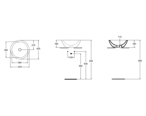 Раковина Ideal Standard Strada K078301 45 см