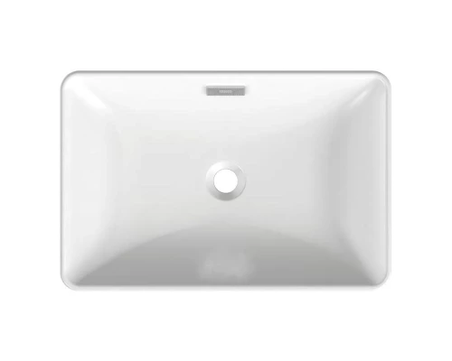 Раковина накладная Jacob Delafon Vox EVF102-00, 60 х 40 см, с переливным отверстием