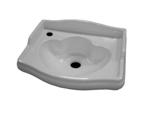 Раковина Kerasan Retro 41 х 32 см, отверстие под смеситель слева (SX), цвет белый, 103301*1 sx