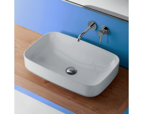 Раковина накладная Kerasan Tribeca 60 х 38 см, цвет белый, 514101