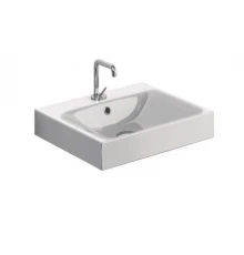 Раковина Kerasan Cento 50 х 45 см подвесная/накладная, керамика, цвет белый, 353001*1