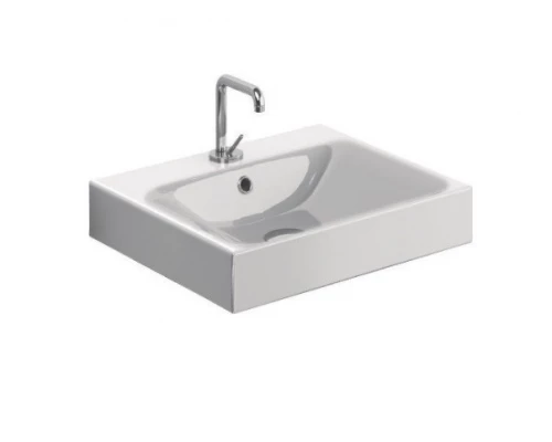 Раковина Kerasan Cento 50 х 45 см подвесная/накладная, керамика, цвет белый, 353001*1