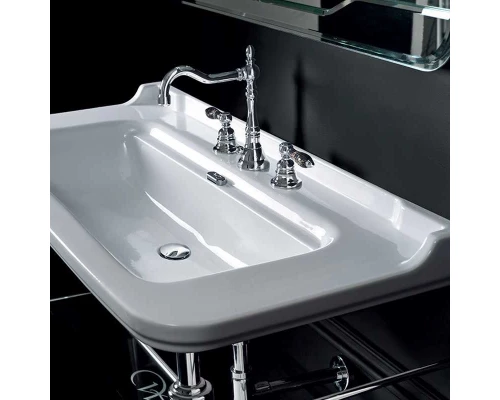 Раковина Kerasan Waldorf 120 см, белая, 4144K1bi/cr*1