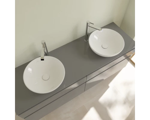 Раковина Villeroy&Boch Loop & Friends 42 х 42 см, на столешницу, альпийский белый, 4A460001