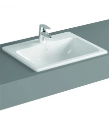 Раковина Vitra S20 55 см, накладная, белый, 5465B003-0001