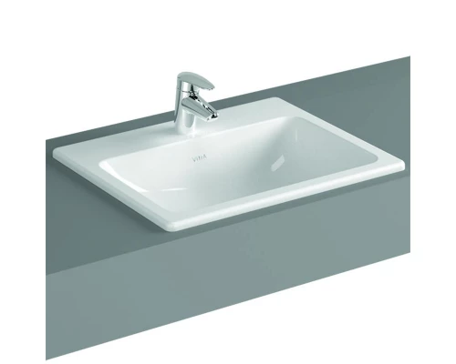 Раковина Vitra S20 55 см, накладная, белый, 5465B003-0001