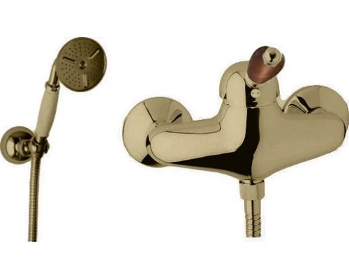 Смеситель Cezares Elite D-01-Bi цвет хром, ручки белые