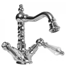 Смеситель Cezares DIAMOND-BS2-01-Sw, хром, ручки Swarovski