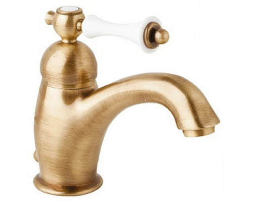 Смеситель Cezares Margot MARGOT-BSM1-02-Bi для биде, бронза/белый