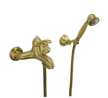 Migliore Lem Swarovski Смеситель для ванны с душевым набором бронза ML.LEM-1902 BR