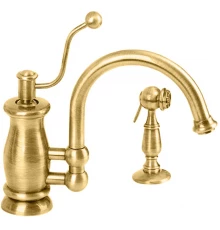 Смеситель Migliore Vivaldi 18288 для кухни, золото, для кухни с выдвижной лейкой