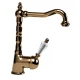 Смеситель Cezares VINTAGE-LSM2-02-Sw  для раковины, бронза, ручка Swarovski