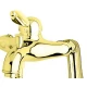 Смеситель Cezares ELITE-VM-03/24-M для ванны и душа, золото, ручка металл