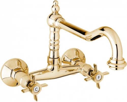 Смеситель Cezares LORD-LLP-03 для кухни, золото