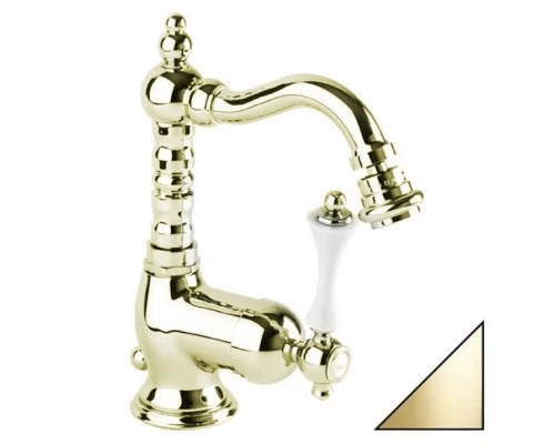 Смеситель Cezares Margot MARGOT-BSM2-03/24-Bi для биде, золото/белый