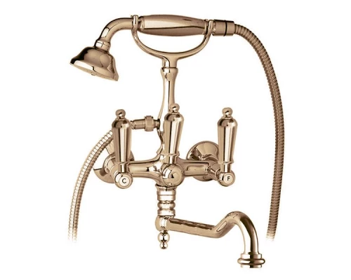 Смеситель Cezares First VDF-02-M цвет бронза, ручки металл