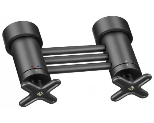 Смеситель Jacob Delafon  Nouvelle Vague E78344-BLV для душа, термостат, цвет черный матовый