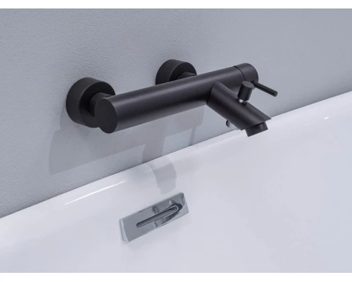 Смеситель Paffoni Light LIG022NO для ванны без душевого гарнитура, цвет черный матовый