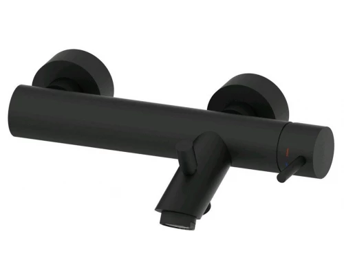 Смеситель Paffoni Light LIG022NO для ванны без душевого гарнитура, цвет черный матовый