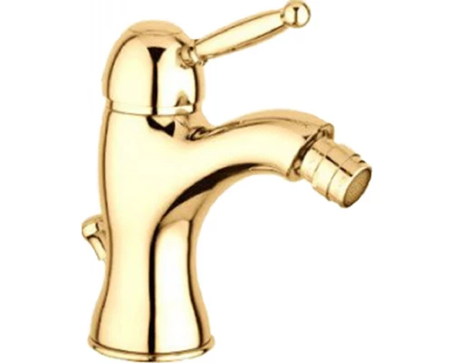 Смеситель Paffoni Giorgia GI135GF для биде, с донным клапаном, цвет золото