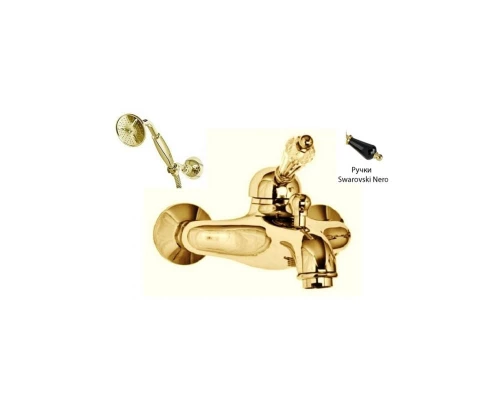 Смеситель Cezares Vintage VDM-01-Sw цвет хром, ручки Swarovski