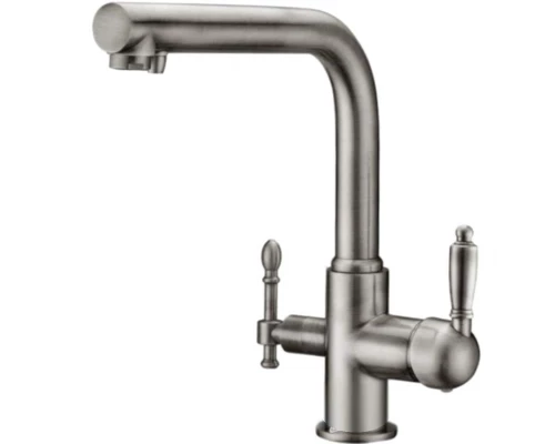 Смеситель Zorg Clean Water ZR 313 YF-33 Satin для кухни под фильтр, сатин