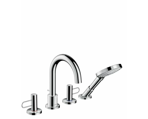 Смеситель для ванны Axor Uno 38445000 на борт ванны, хром