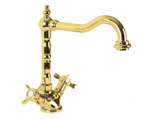 Смеситель Cezares LORD-LS2-03/24 для раковины, золото