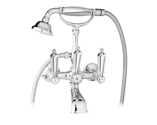 Смеситель Cezares FIRST-VD-01-M для ванны, хром, ручки металл