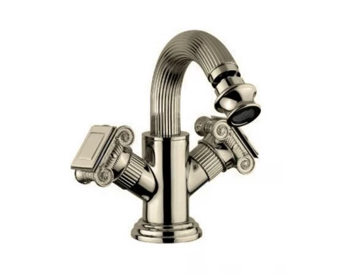 Смеситель Cezares Olimp BS2-02-O цвет бронза, ручки квадратные металл