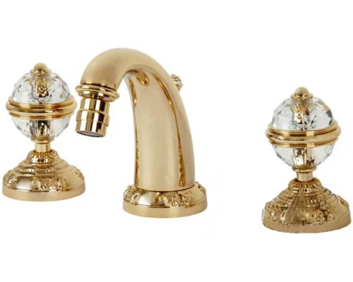 Смеситель Migliore.CRistalia ML.CRS-3725.DO для биде на 3 отверстия, золото