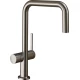 Кухонный смеситель Hansgrohe Talis M54, с вытяжным изливом, под сталь, 72807800