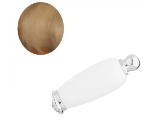 Смеситель Cezares FIRST-D-02-Bi для душа, бронза, ручки белые