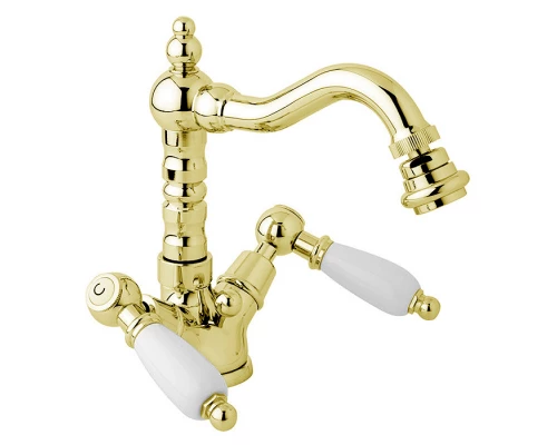 Смеситель Cezares FIRST-BS2-01-M для биде, хром, ручки металл