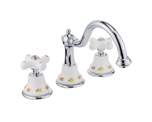 Смеситель Migliore Provance 19475 для раковины на 3 отверстия, хром