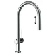 Кухонный смеситель Hansgrohe Talis M54, с вытяжным изливом, хром, 72802000