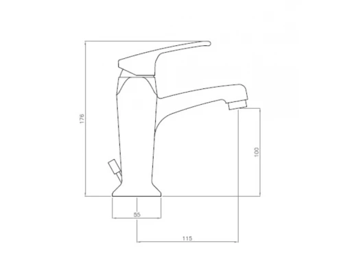 Смеситель Cezares Legend LSM2-01 цвет хром