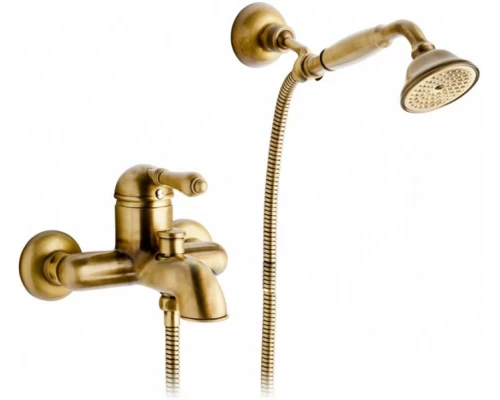 Смеситель Nicolazzi El Capitan 3401BZ75 для ванны и душа, ручка металл, гальваническая бронза