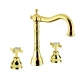 Смеситель Migliore Princeton 19380 для раковины - золото, на 3 отверстия