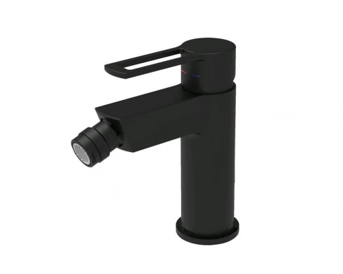 Смеситель Paffoni Ringo RIN131NO для биде, без донного клапана, цвет черный матовый