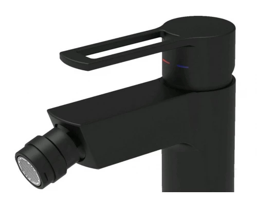 Смеситель Paffoni Ringo RIN131NO для биде, без донного клапана, цвет черный матовый