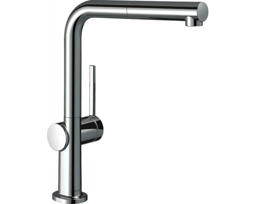 Кухонный смеситель Hansgrohe Talis M54, с вытяжным изливом, хром, 72808000
