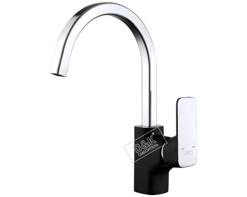 Смеситель D&K Berlin DA1432415 для кухни, черный