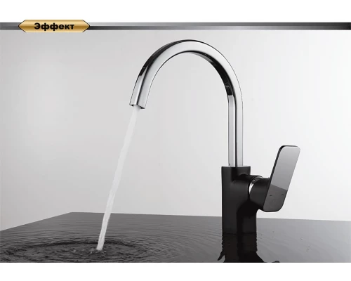 Смеситель D&K Berlin DA1432415 для кухни, черный