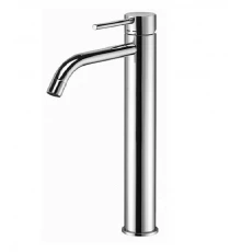 Смеситель Paffoni Light LIG081CR для раковины, высокий, без донного клапана, цвет хром