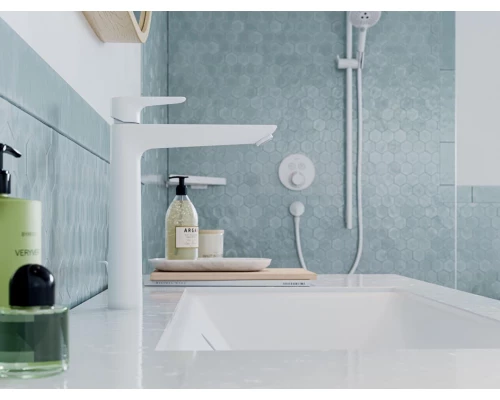 Смеситель Hansgrohe Talis E 240 71716700 для раковины, белый матовый